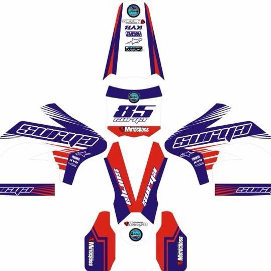 Decal Sticker Motor Viar 250 Cc Variasi Sticker Full Body Premium