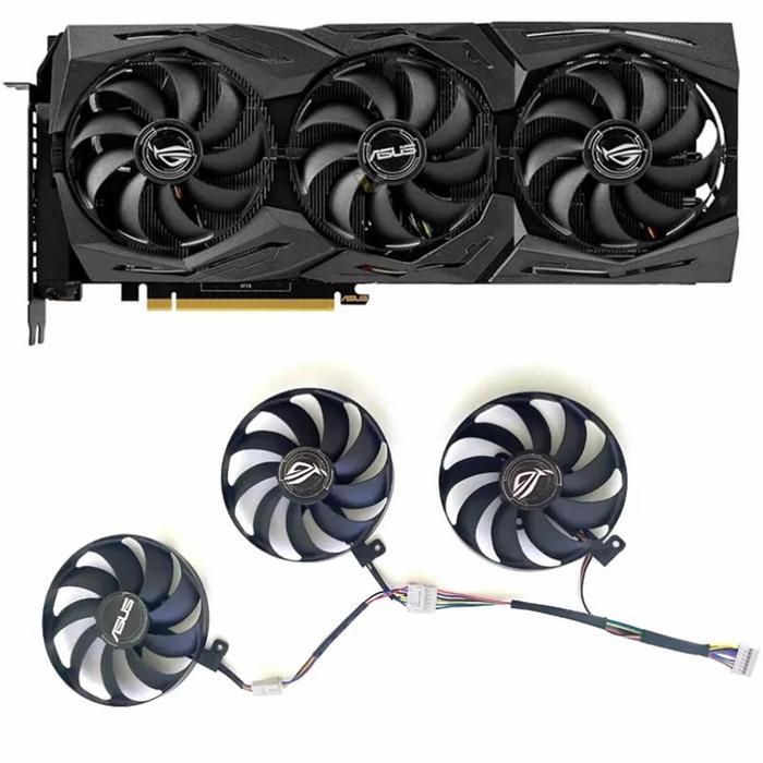 Ada Stok Fan Kipas Vga ASUS ROG Strix 88mm 7pin Rx 5600 xt 5700 xt