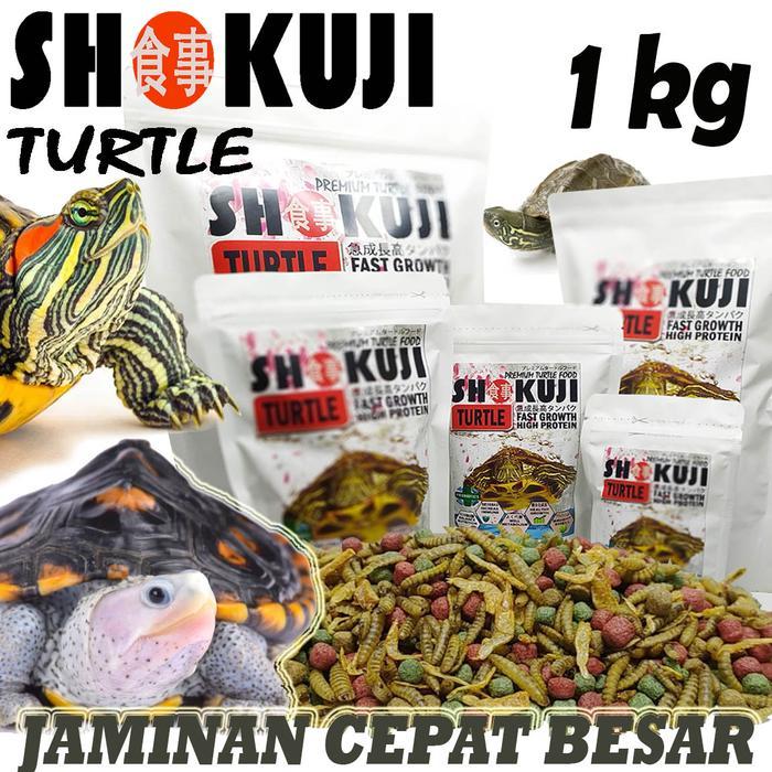 Bp 1Kg Shokuji Pelet Makanan Kura-Kura Air Res Brazil Cst Ast Pakan Kura Damer Piput Monbi Picta
