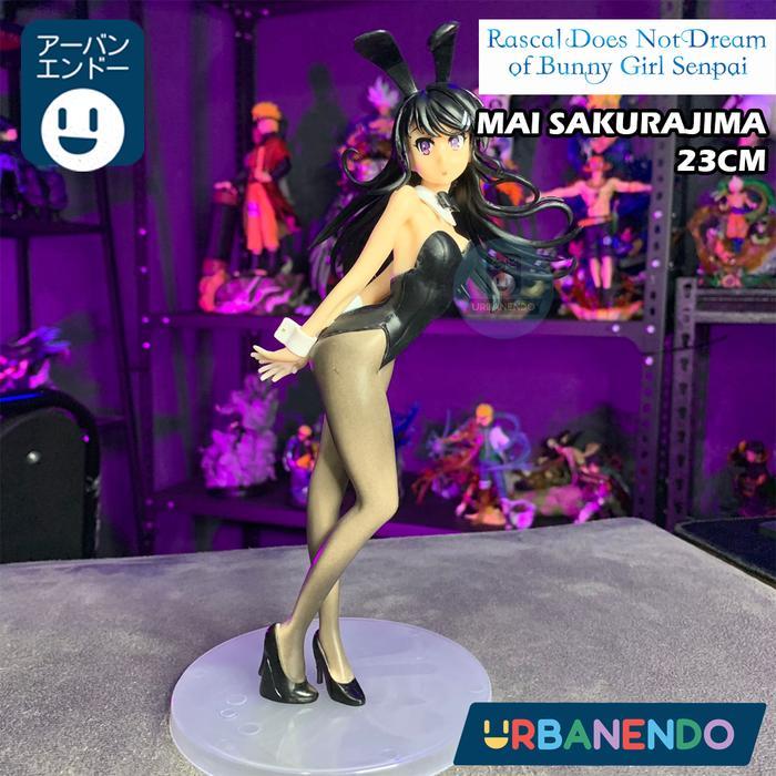 READY Urbanendo Action Figure Mai Sakurajima 23cm Bunny Girl Pajangan Anime Figure Recast Original