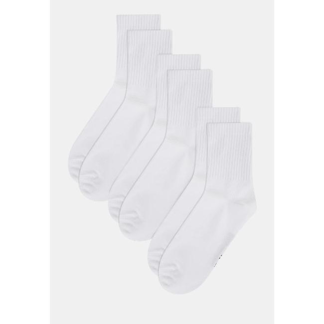 Hush Puppies Kaos Kaki Pria Phill M Qua Socks All White