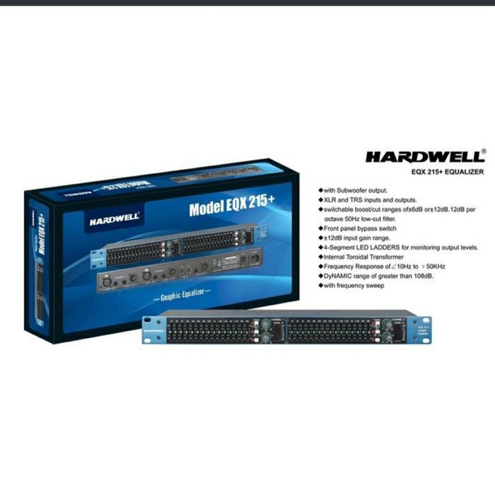 Equalizer HARDWELL EQX215 Plus Subwoofer Equalizer EQX 215 ORIGINAL