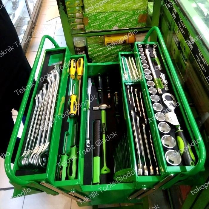 Promo Mekanik Tool Set 66 Pcs Tekiro Tool Box Mekanik 66 Pcs Tekiro Packing Aman