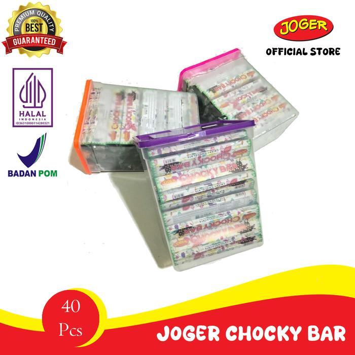 SALE Joger Chocky Bar Toples Cokelat isi 40 Pcs Original chocky bar Coklat