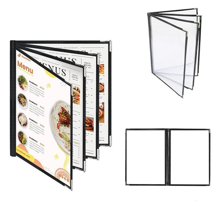 Binder Menu A4 Buku Menu Makanan Daftar Menu Cover Pelindung Menu Restaurant Menu Covers