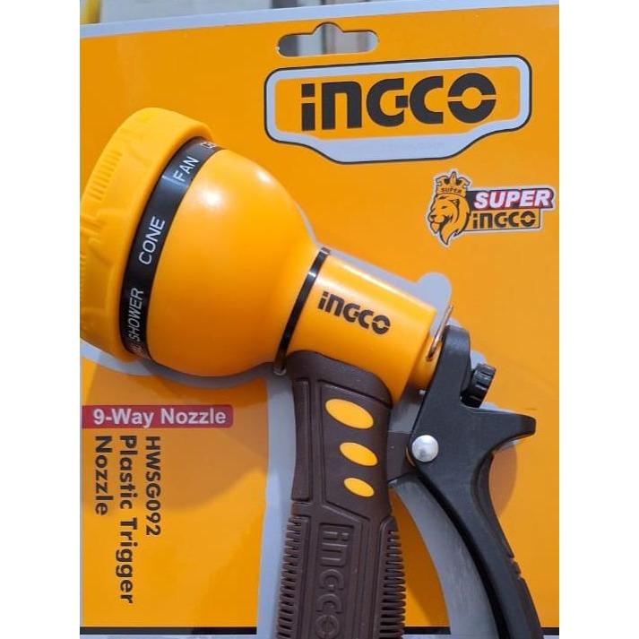 Kepala Semprotan 9 Mode Air Taman INGCO HWSG092 Round Nozzle Sprayer GROSIR ECER MEDAN