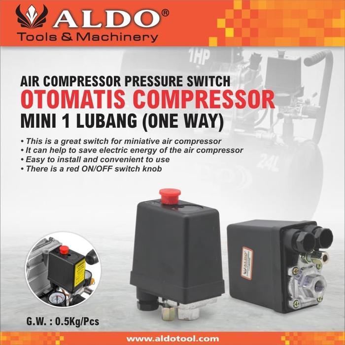 Otomatis Compressor Mini 1 Lubang Aldo