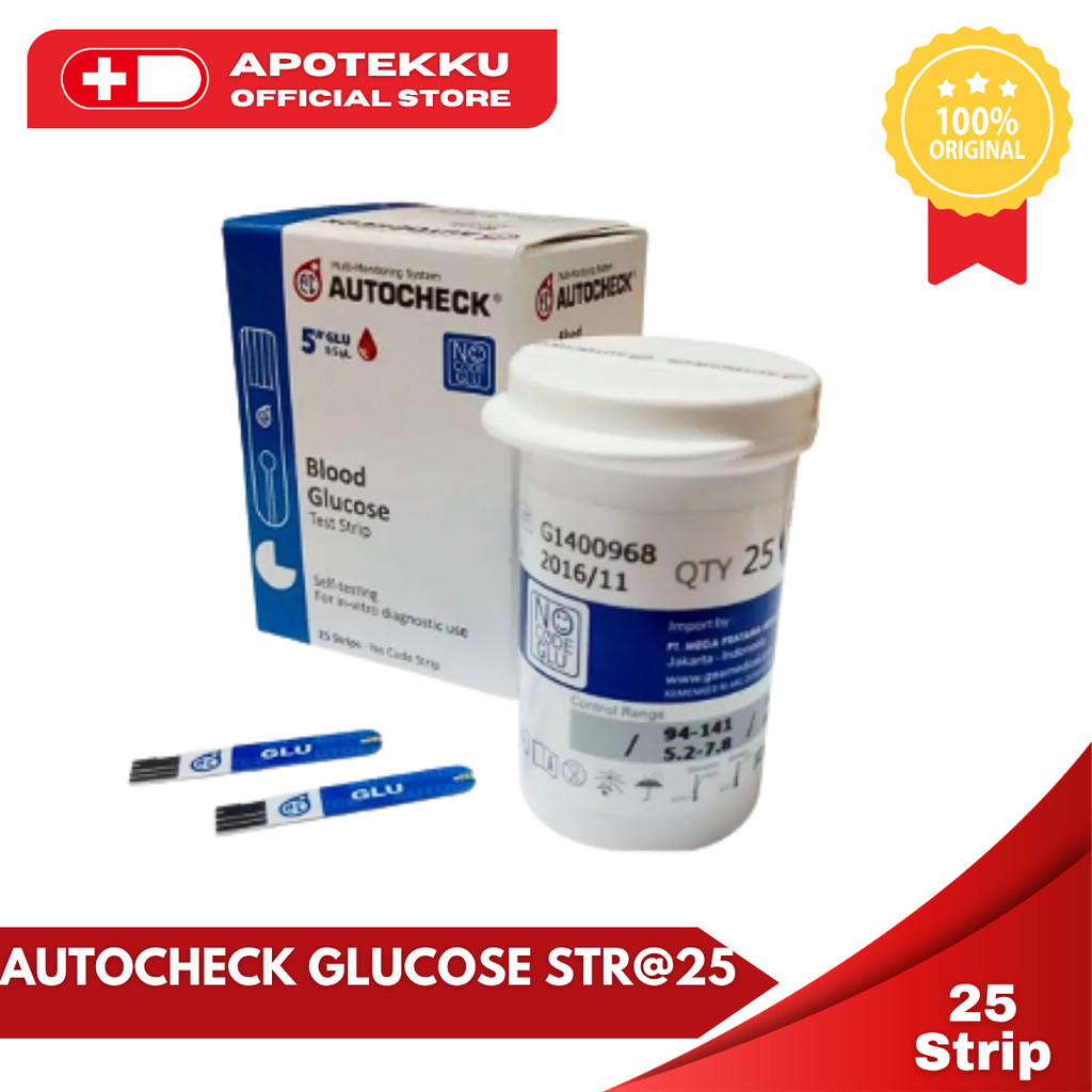 Autocheck Glucose Strip @ 25 Test