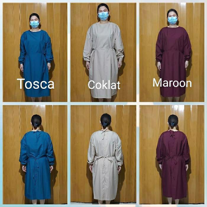 Surgical Gown Kain Tc Reusable / Isolation Gown Kain Tc Reusable #Gratisongkir
