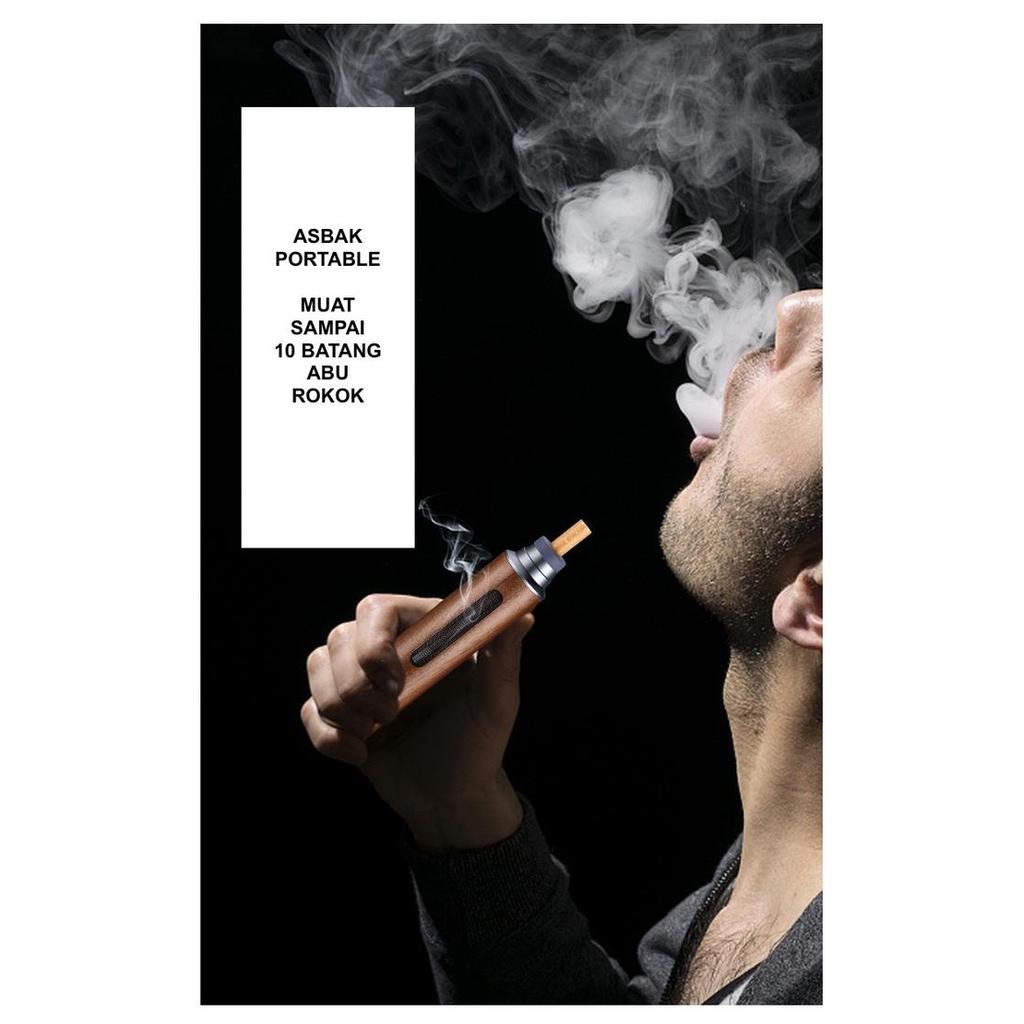 PIPA ROKOK H015 ASBAK ASHTRAY PORTABLE SEMUA JENIS ROKOK BAHAN KAYU