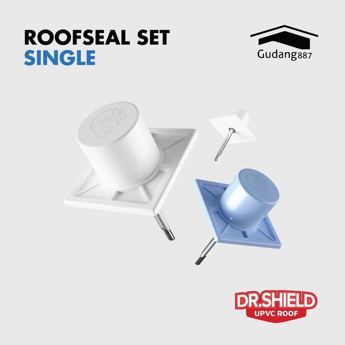 ROOF SEAL SET UPVC DR. SHIELD SINGLE WALL TWIN WALL - BAUT ROOFING ATAP SPANDEK TRIMDECK KANOPI