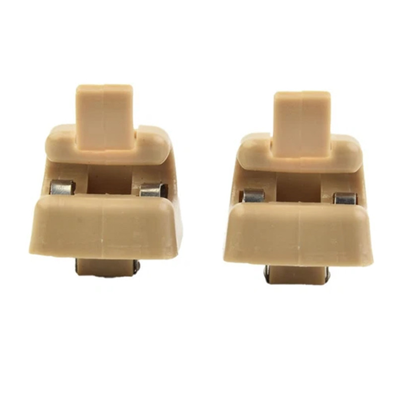 2pcs Sun Visors Clips Sunshade Clip Bracket Replacement For Mercedes Benz W123 W124 W126 W140/W201