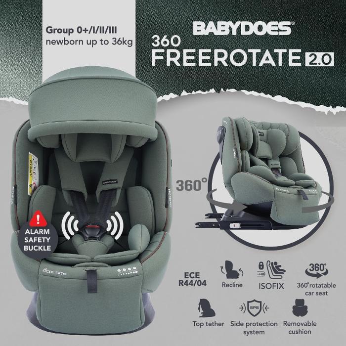 Car Seat BabyDoes CH 8749 Free Rotate 360