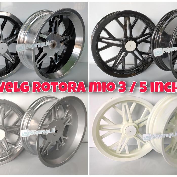 velg rotora lebar 5 inch dan 3 inch hellaflush lowrider