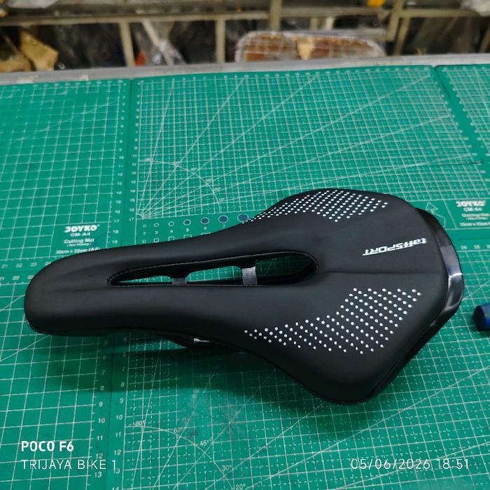 Ready Stok Sadel Jok Sepeda Westbiking Taffsport Fixie Roadbike Mtb Lipat Folding Model Fizik Bolong