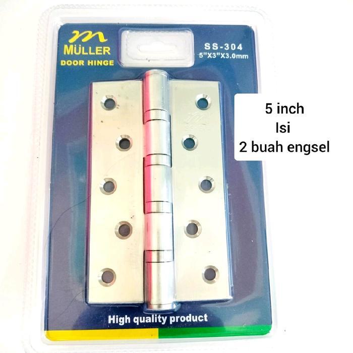 Promo Engsel Pintu Muller / Engsel Pintu Jendela 5 Inch 4 3 Premium