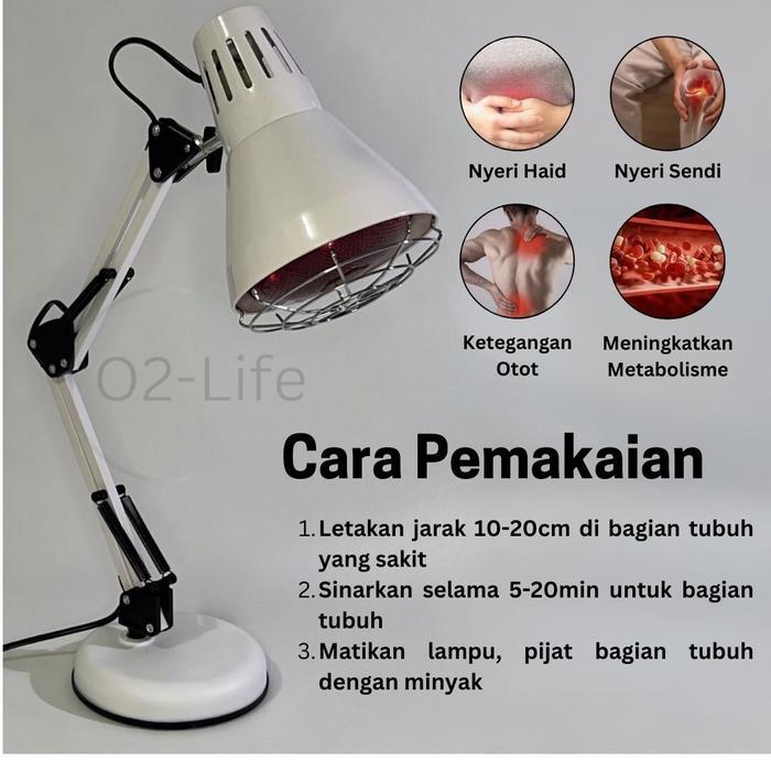 Lampu fisioterapi Infrared lampu terapi infra merah