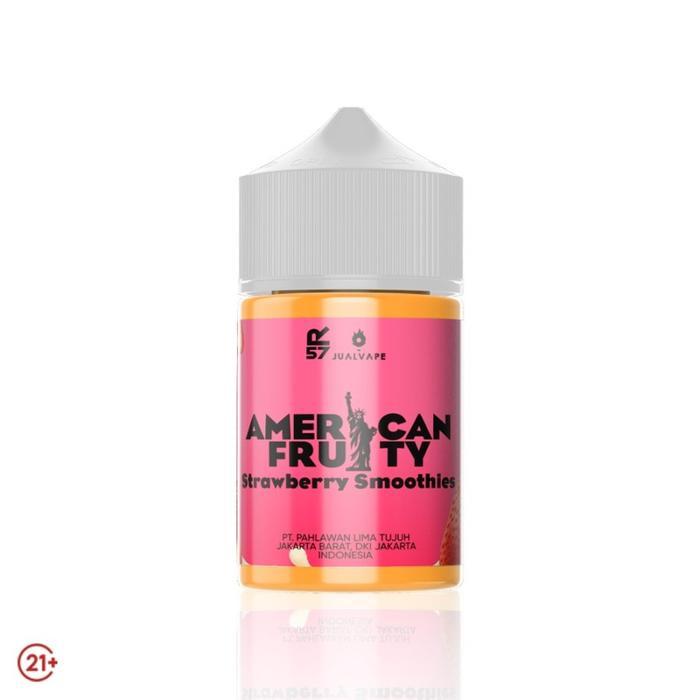 UA AMERICAN FRUITY 60ML STRAWBERRY SMOOTHIES 3MG 6MG BY R57