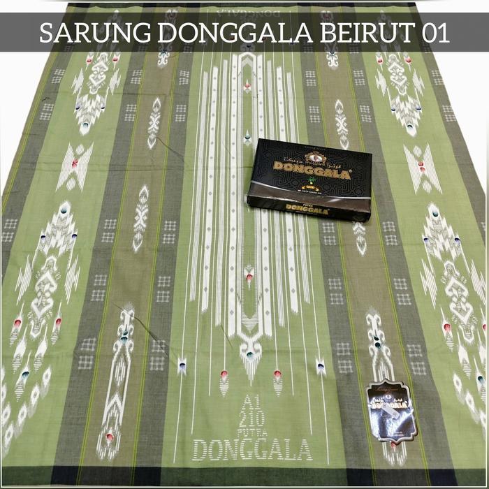 Sarung Tenun DONGGALA dan PUTRA DONGGALA Asli Habib Abdillah Alaydrus Hitam Putih Warna Bahan Katun