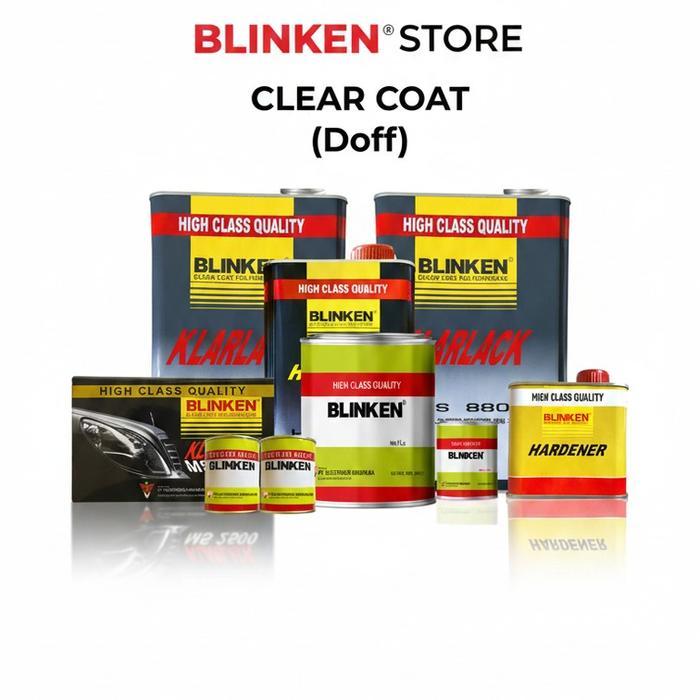 Blinken Clear & Hardener Doff 1L Car Paint