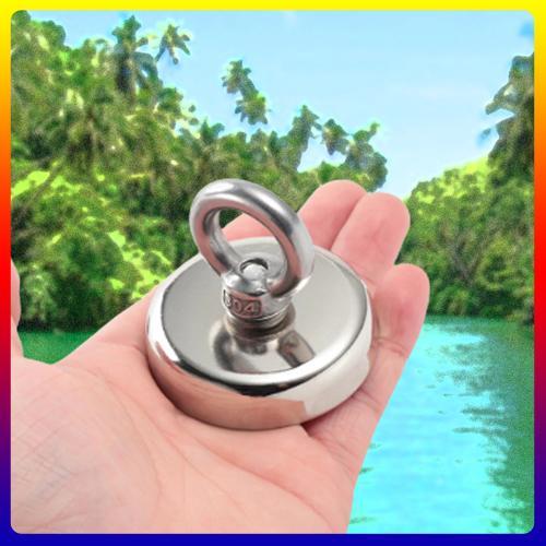 Magnet Fishing Neodymium D60Mm Countersink Magnet Pancing Mancing Besi