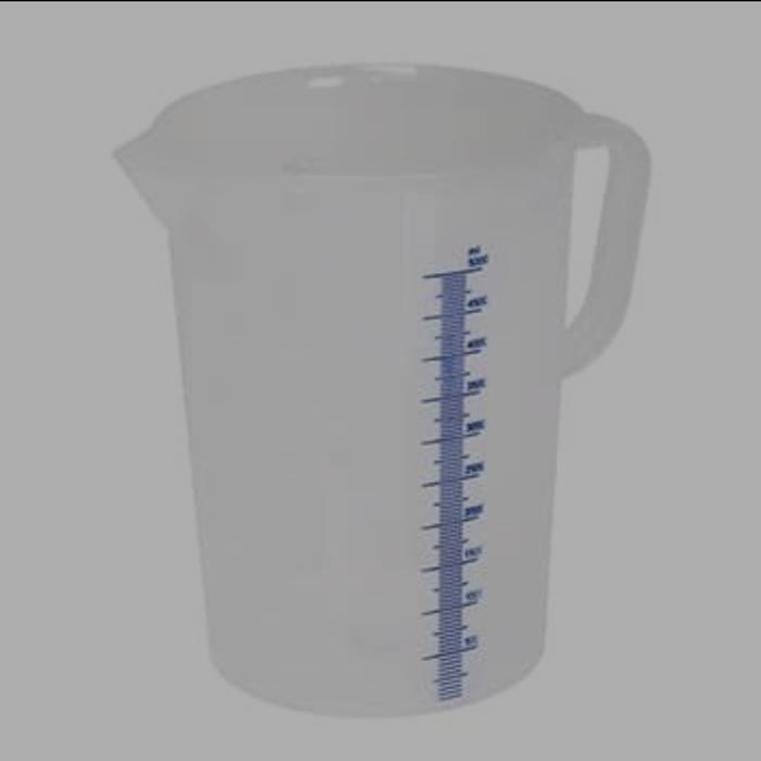 GELAS TAKAR 5 LITER/GELAS UKUR PLASTIK 5000ML GELAS TAKAR PLASTIK
