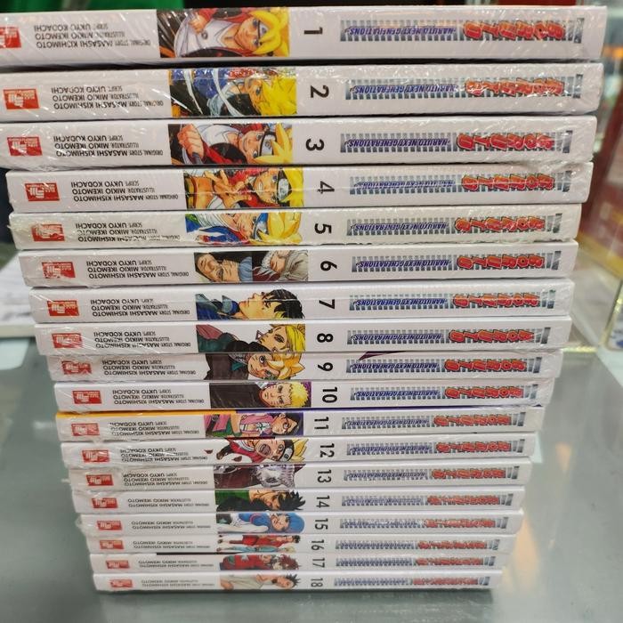 Komik Boruto Set Vol 1-18 Segel Ori