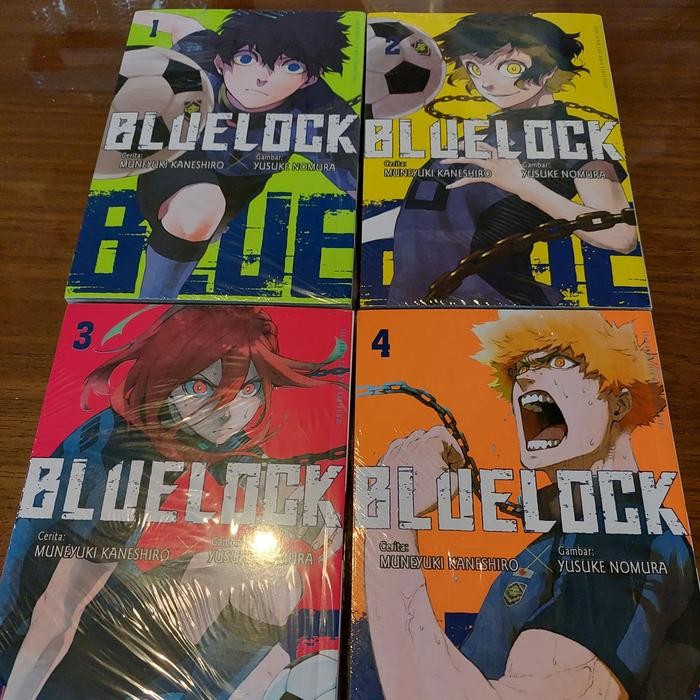 Komik Blue Lock Set Vol 1-4 Segel Ori