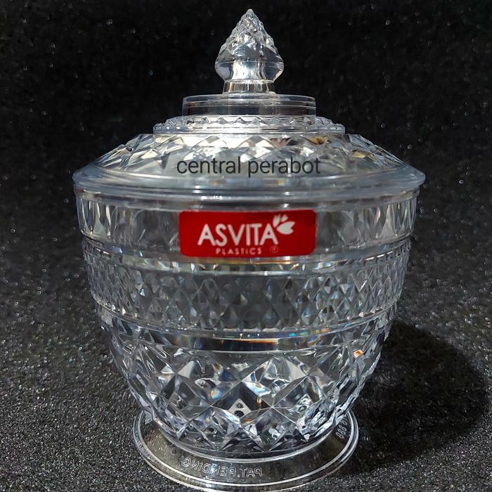 Toples crystal permen/Toples crystal kue kering/toples kristal coklat