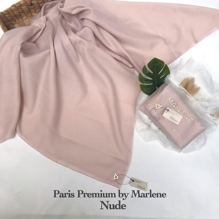 ow1p- Marlene - Hijab Paris Premium Paket Reseller Paris Voal Logo Tebal Pouch Muslim Square