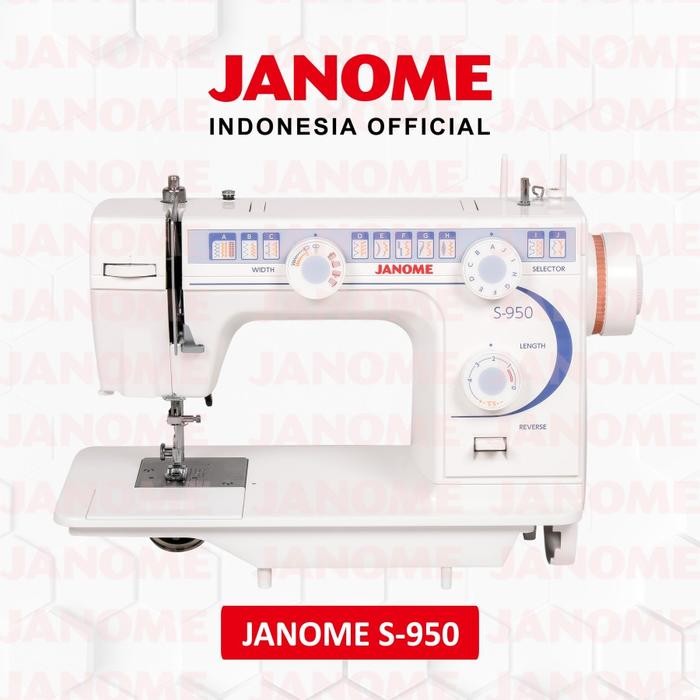 Ready Mesin Jahit JANOME S-950 FLATBED S950 Japan Quality Garansi Resmi / Mesin Jahit Janome