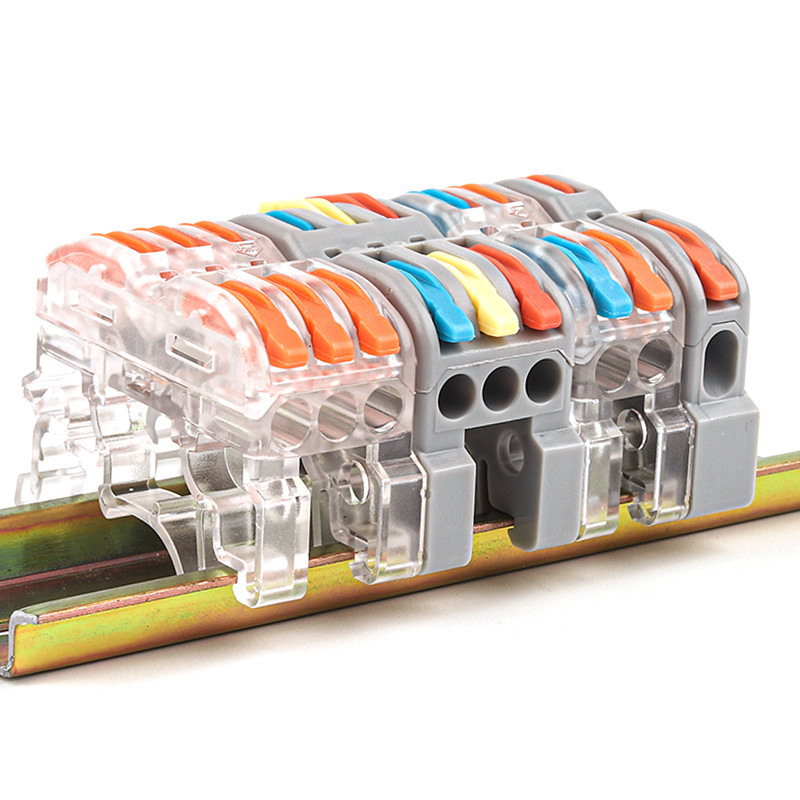 BEST PRICE Din Rail Wire Connector  Fast Universal Compact Electric Cable LED Light Lamp Conector Wi