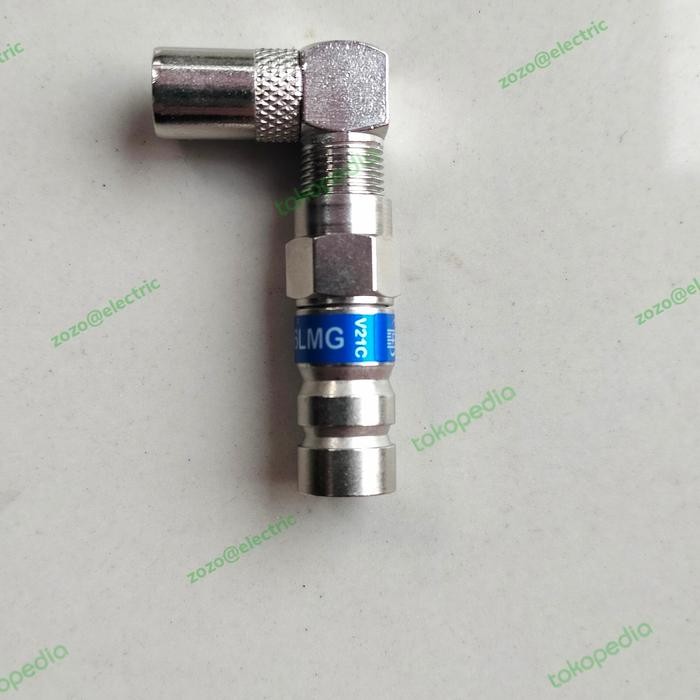NEW connector rg6 TO JACK male L