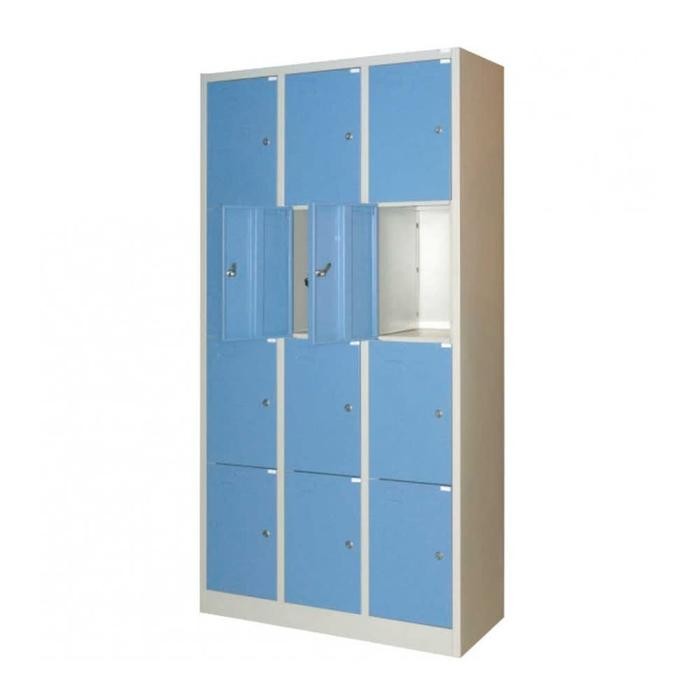 KRISBOW LOKER 12 PINTU - BIRU