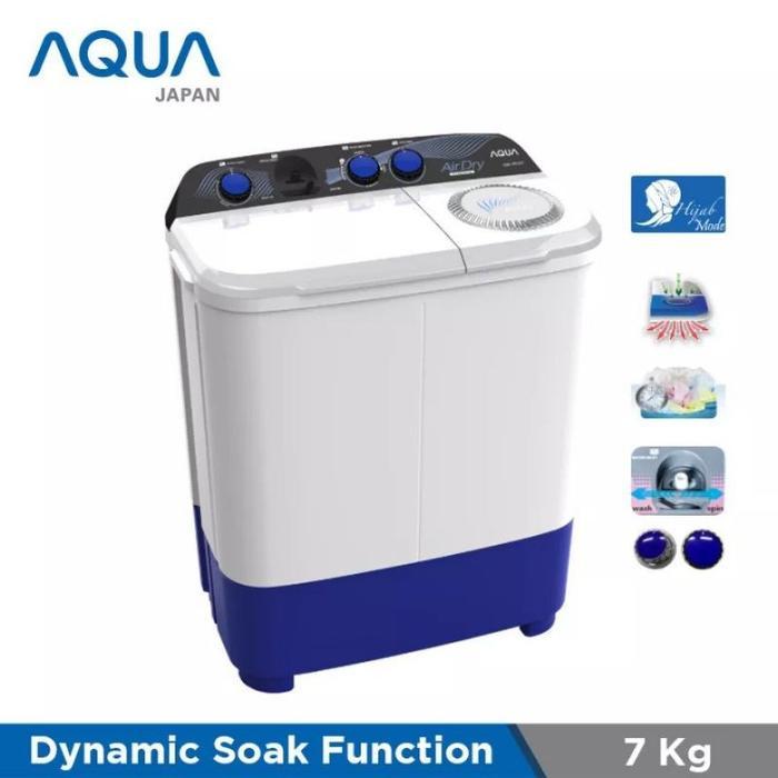 New Mesin Cuci AQUA japan QW-751XT 2 tabung 7 kg QW751XT 751 XT QW751