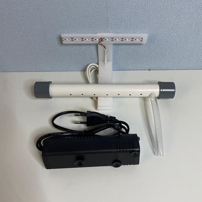Lampu Led + Air Terjun Fullset Pompa Akuarium Promo 