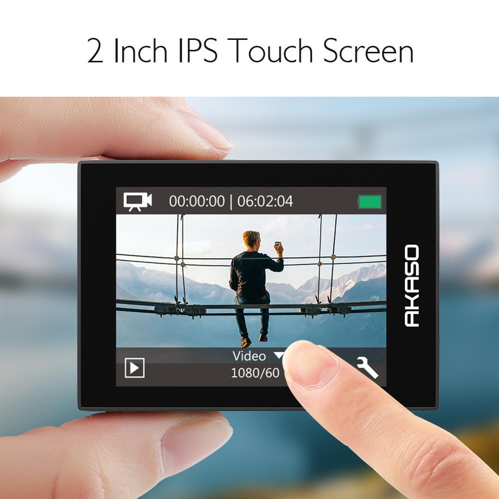 AKASO Action Camera EK7000 Pro 4K30 Camera Touch Screen 40m Waterproof Camera Sports Camera Remote C