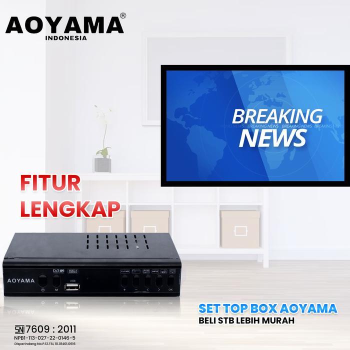 New SET TOP BOX AOYAMA / STB AOYAMA / SET TOP BOX DIGITAL / DIGITAL TV STB
