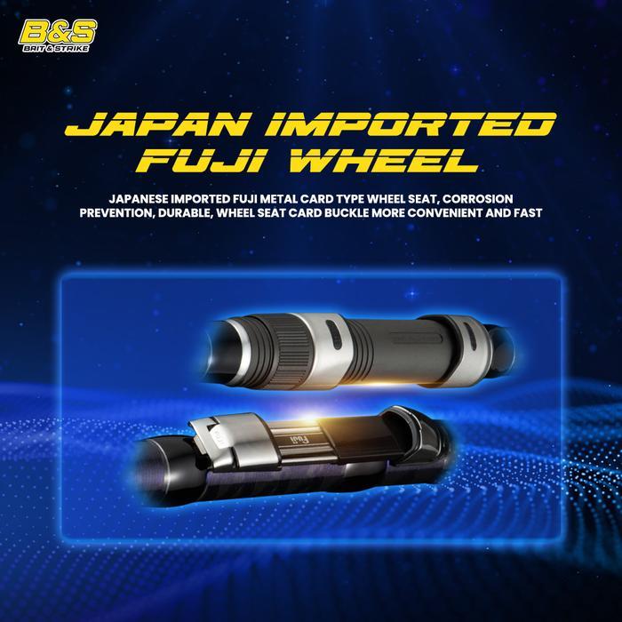 LUREKILLER joran surf gazer 4.2m joran pancing bahan Hi-power X spiral CW100-300 joran pasiran_FUJI