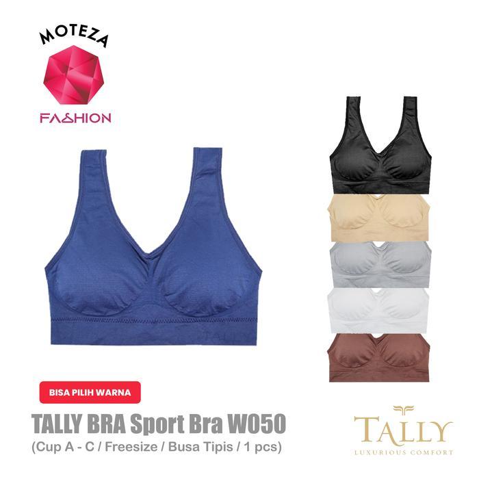 sipo- Tally Bra Wanita - Bh W050 / W 050 - Sport Bra Busa Tipis Kemben Bralette Olahraga