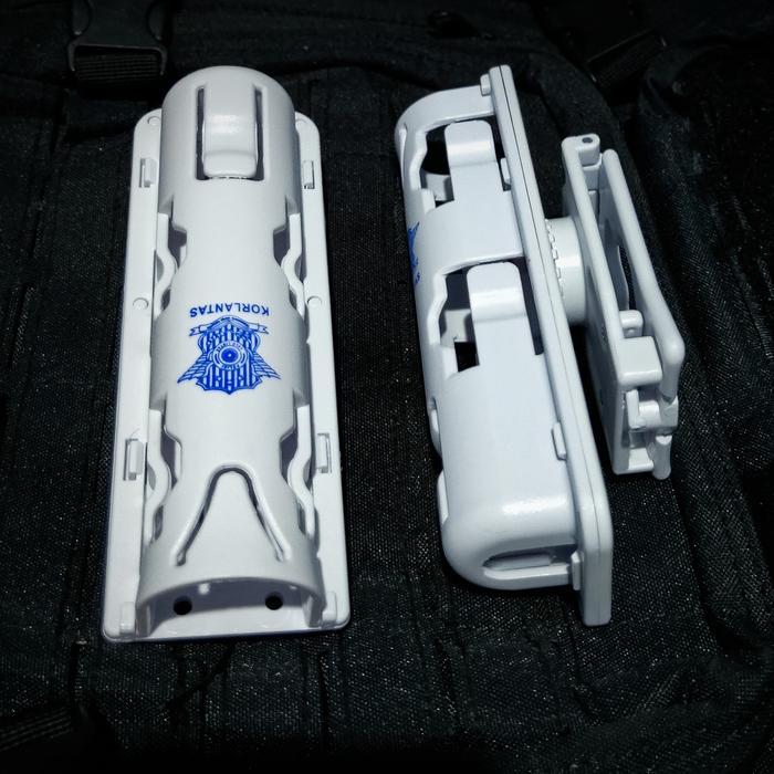 TERLARIS Sarung holster Baton korlantas polri holder baton stick stik putih lan