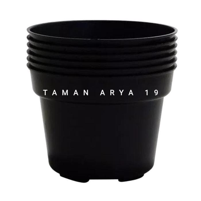 Pot plastik hitam pot 20cm