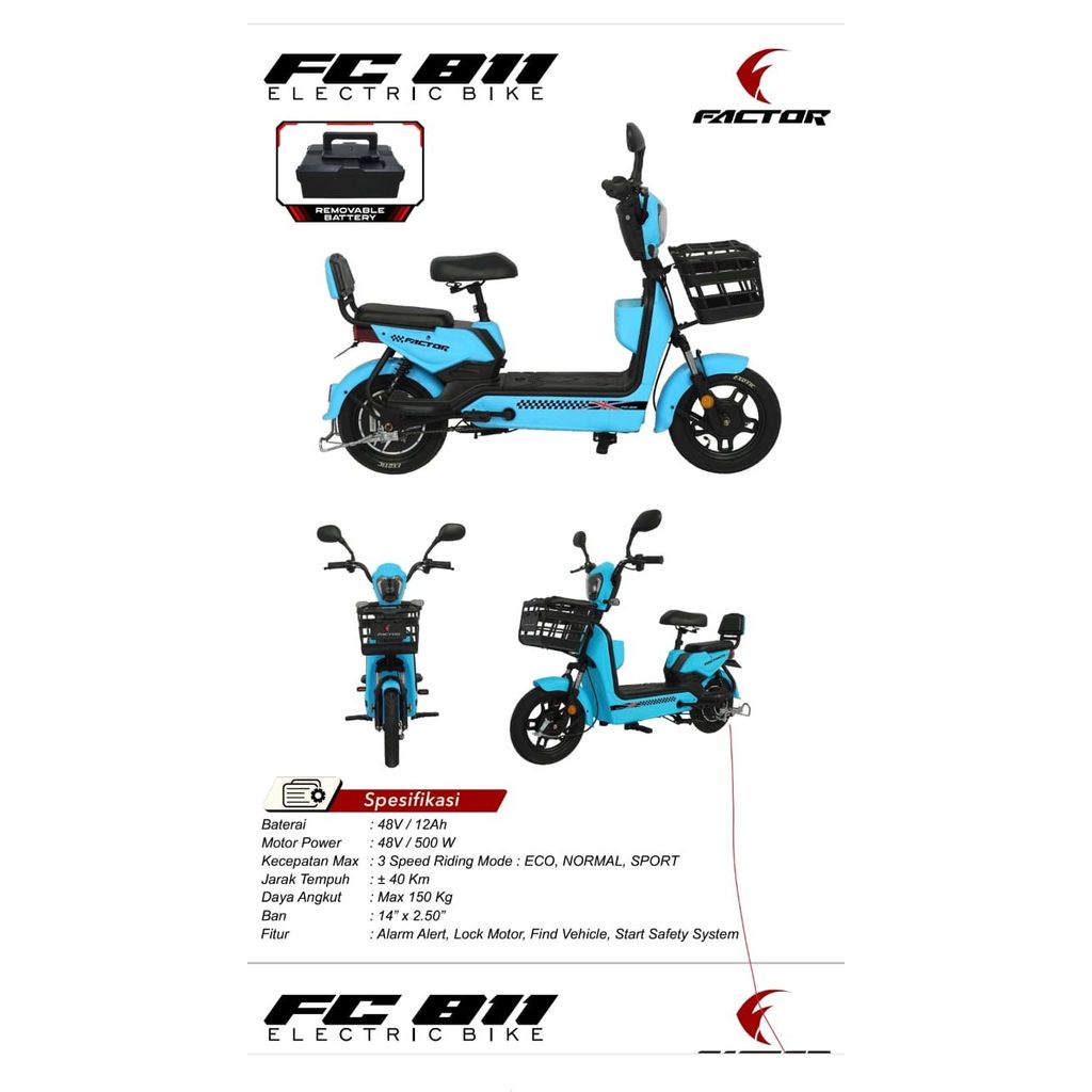Sepeda Listrik Factor FC 811