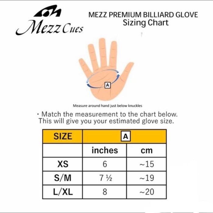 Sarung Tangan Mezz Glove Billiard