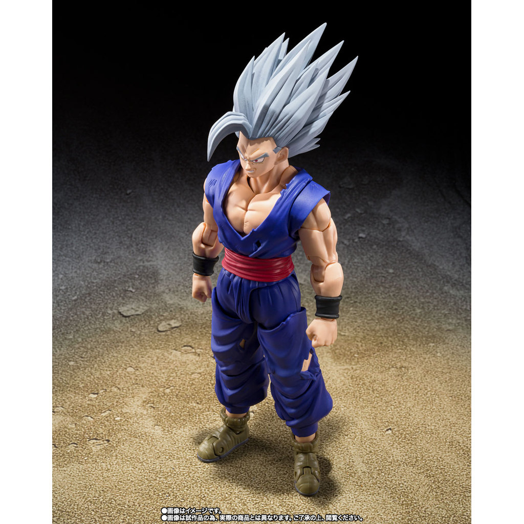 Original BANDAI DRAGON BALL SUPER: SUPER HERO S.H.Figuarts SON GOHAN BEAST SHF PVC Action Figures Mo