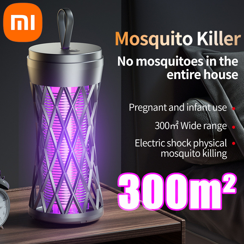 Electric Mosquito Killer Lamp Household Bedroom Mosquito Zapper Usb Rechargeable Mosquito Repellent