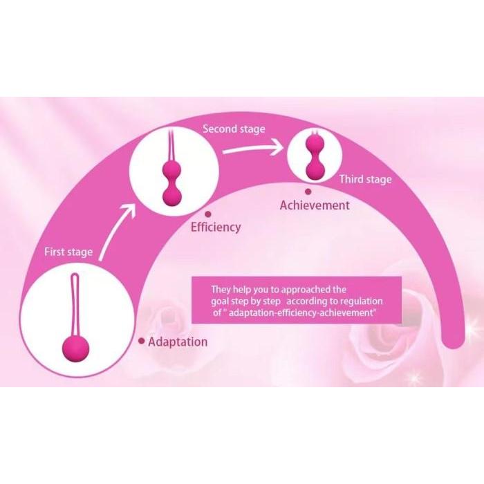 ypjc- Premium Silicone Kegel Ball With Metal Balls Inside / Bola Senam Kegel