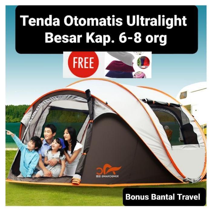 Tenda Camping Otomatis 6-8 Orang