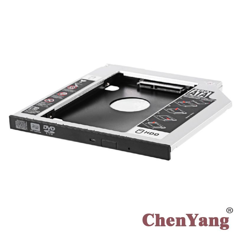 Xiwai Chenyang HDD HD SATA 22pin Hard Disk Drive Caddy Case for 12.7mm Universal Laptop CD / DVD-ROM