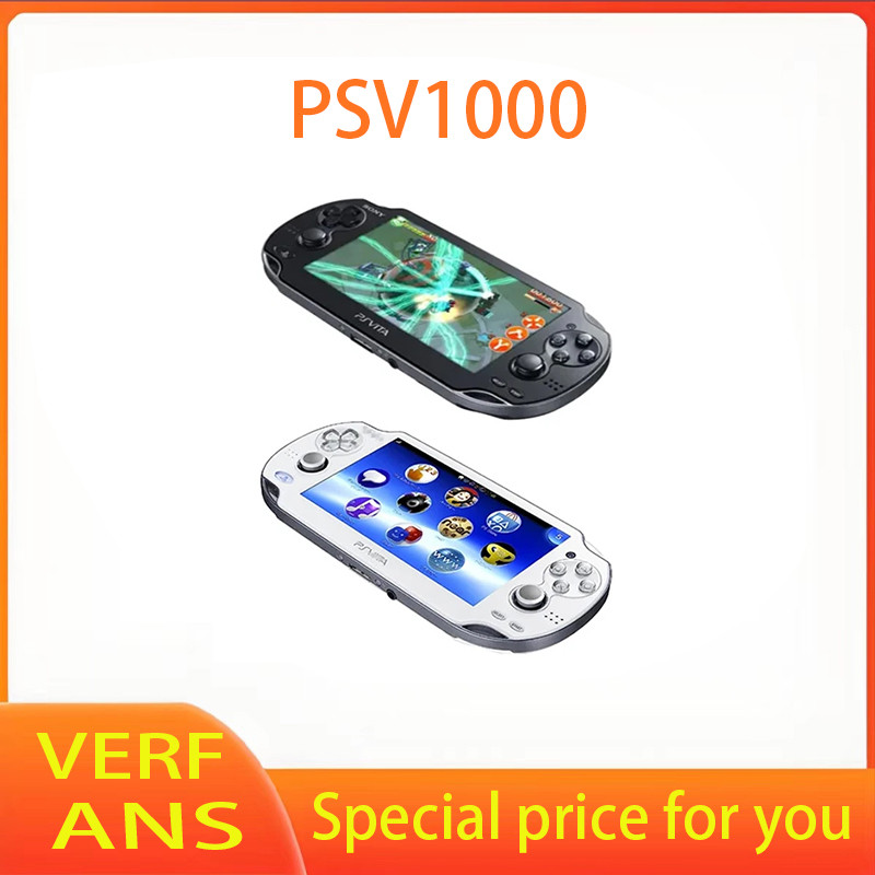 Second-hand original PSV1000 retro handheld game console OLED screen random color